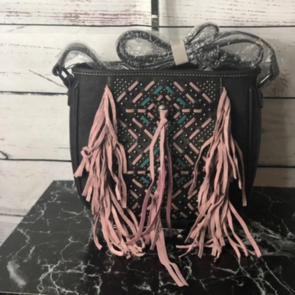 Montana West Handbags - Montana West Fringe Crossbody Aztec Crossbody